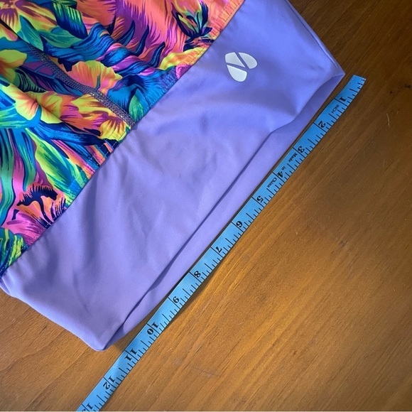 MOHIKU Hawaiian Floral Print Vibrant Color Leggings Womens M - Picture 5 of 7